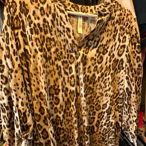 Leopard Print Women's Top